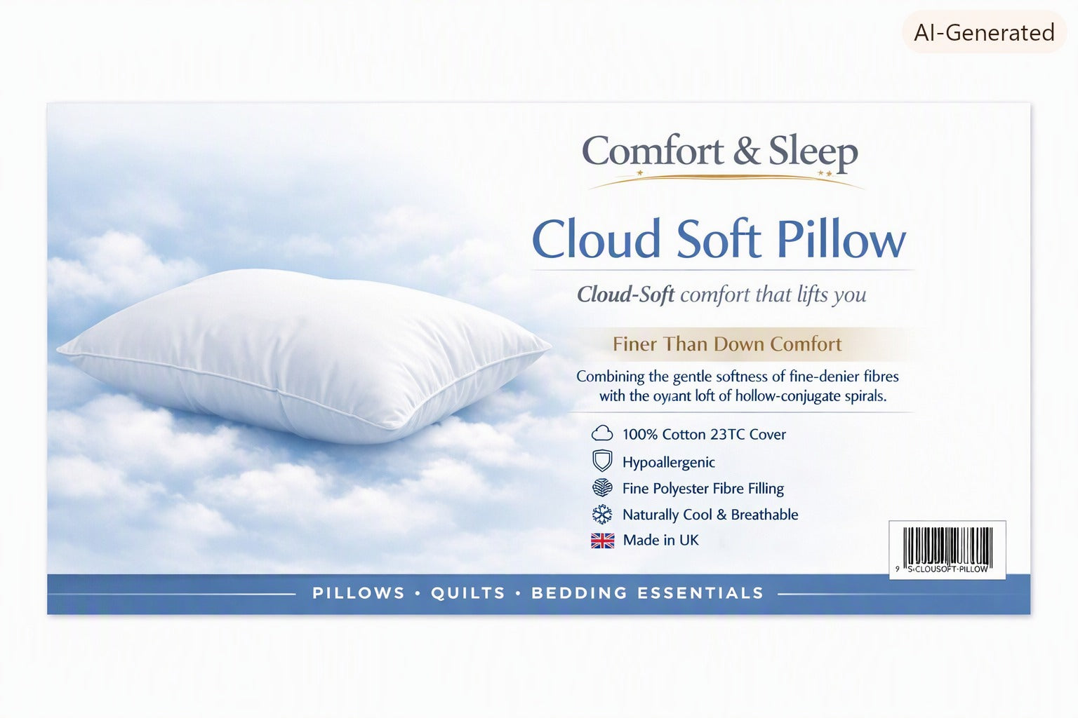 Cloud-Soft Pillow Secondary image